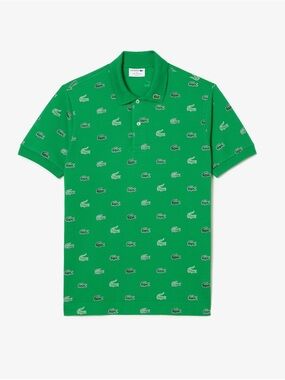 Authentic Lacoste Classic Fit Multi Croc L.12.12 Polo (Green-Siw)